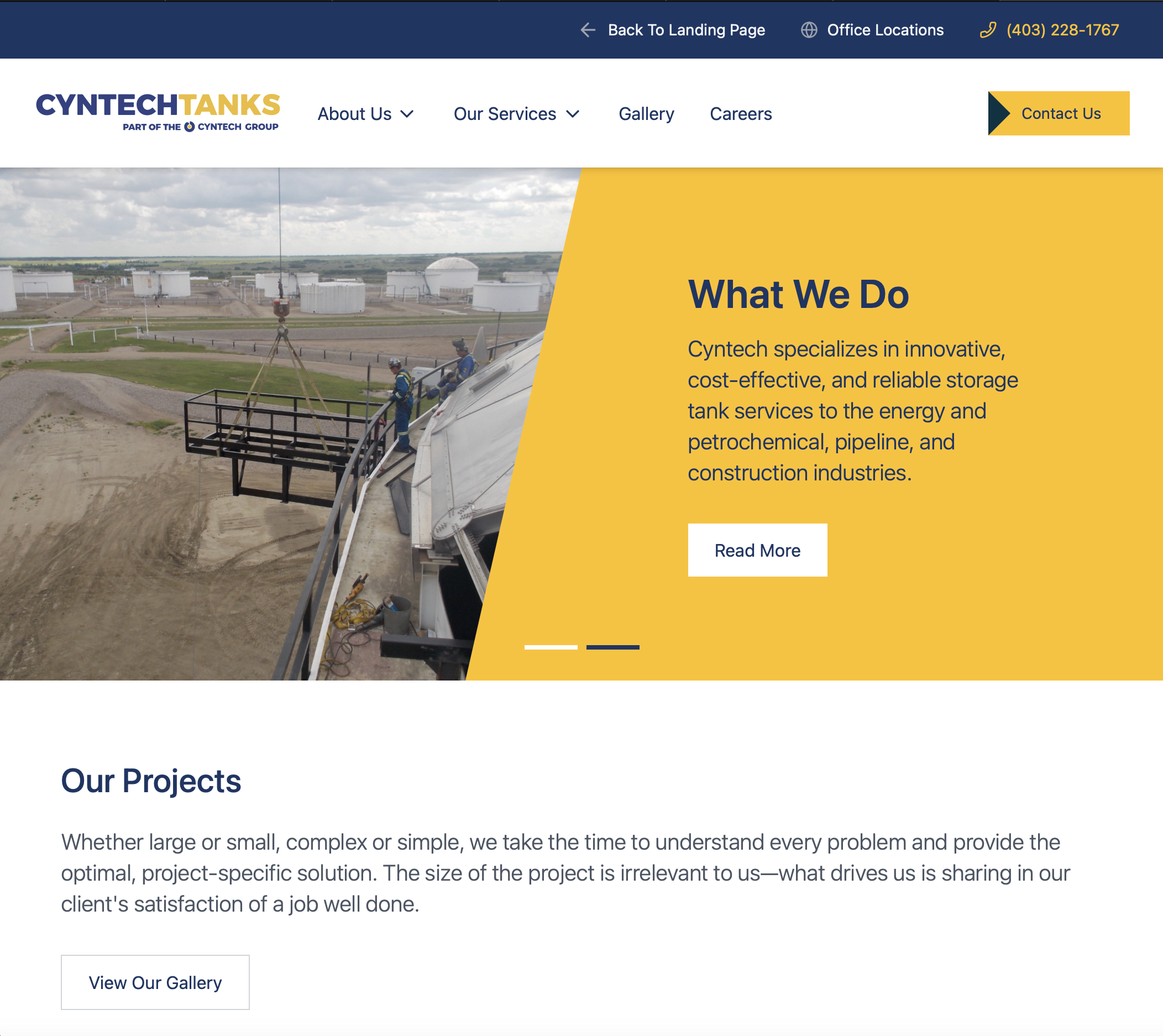 Cyntech Tanks Rebuild